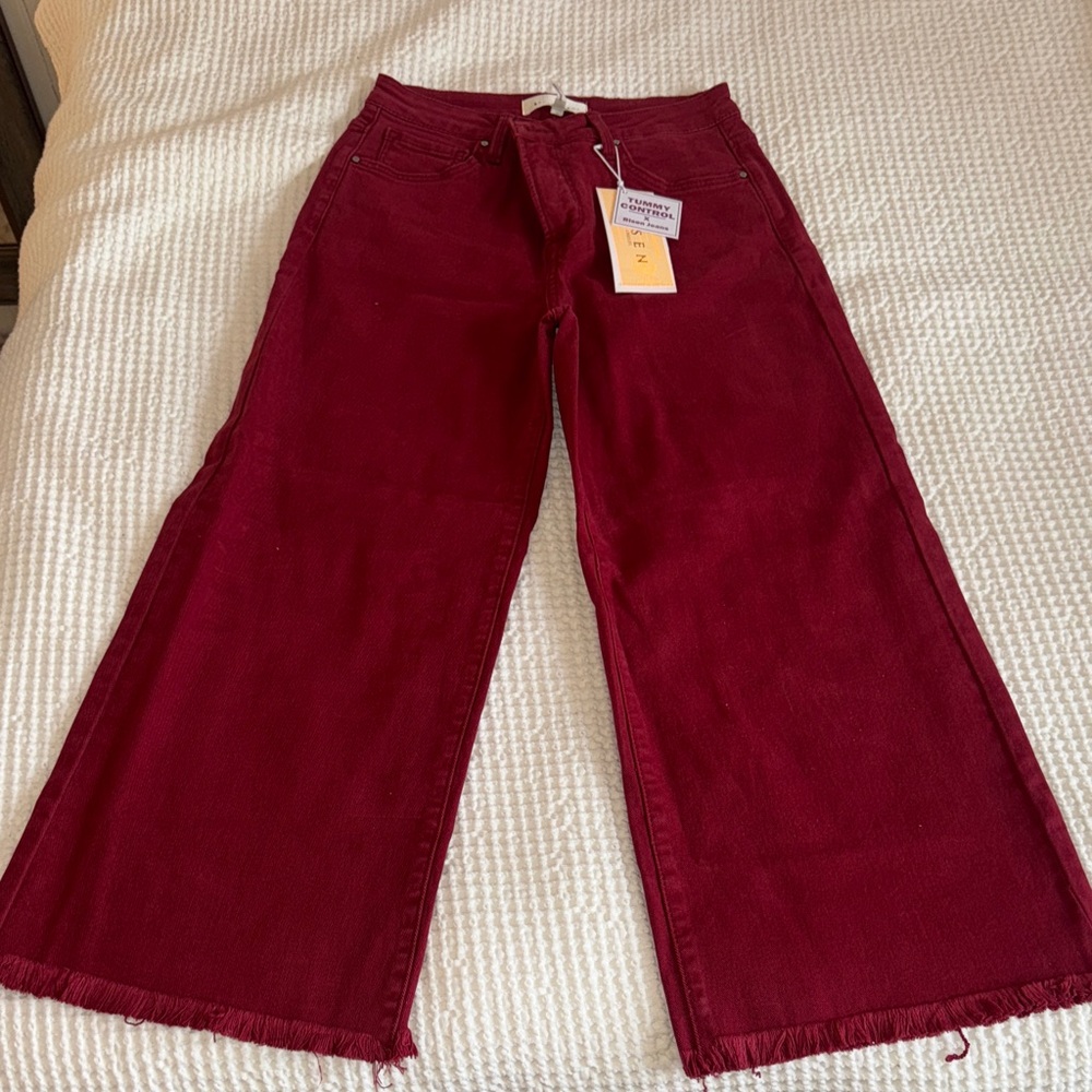 Women's Flare & Wide Leg Jeans - Red